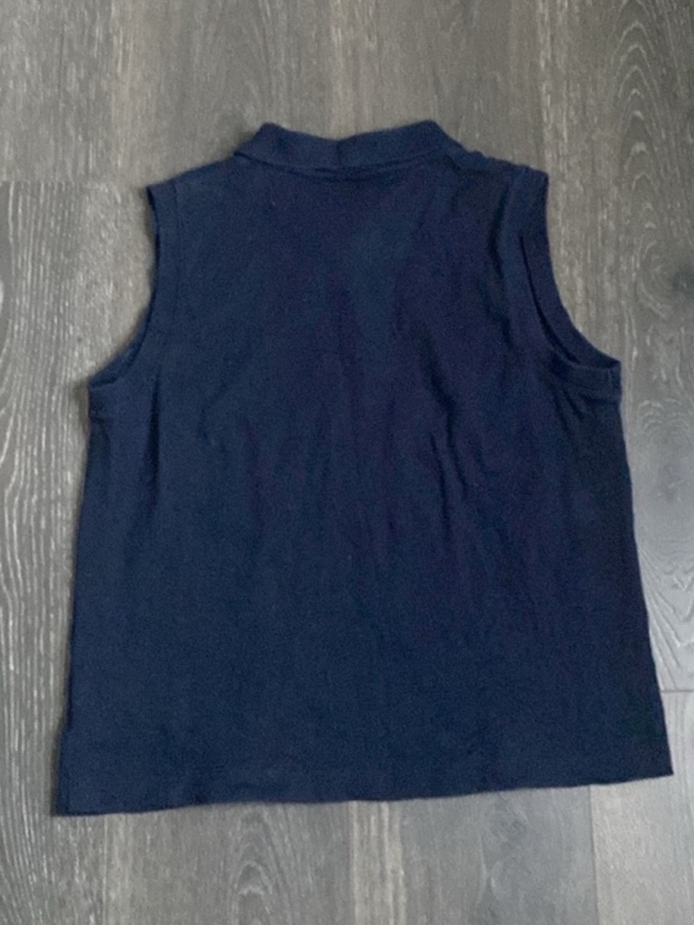 Lauren Ralph Lauren Women’s Size Medium color navy blue Polo sleeveless - Picture 7 of 11